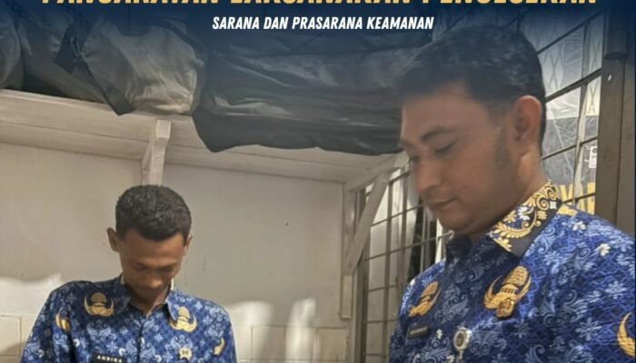 Jajaran Kamtib Lapas Pasir Pangarayan Laksanakan Pengecekan Sarana dan Prasarana Keamanan