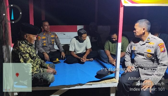 Polsek Tambusai Gerakkan Kepedulian Warga Lewat Satkamling