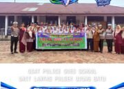 Goes to School, Polsek Ujung Batu Edukasi Siswa SMPN 1 tentang Green Policing, Bahaya Narkoba Hingga Karhutla