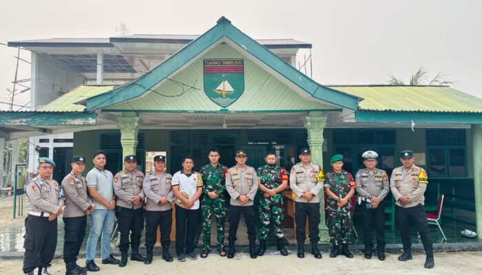 HUT ke-81 TNI, Polsek Kunto Darussalam Perkuat Sinergi Jaga Kamtibmas