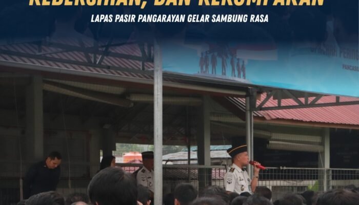Perkuat Keamanan, Kebersihan, dan Kekompakan, Lapas Pasir Pangarayan Gelar Sambung Rasa