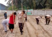 Polsek Tambusai Utara dan PT Naga Mas Tanam Jagung Kuartal III, Dukung Swasembada Pangan Nasional