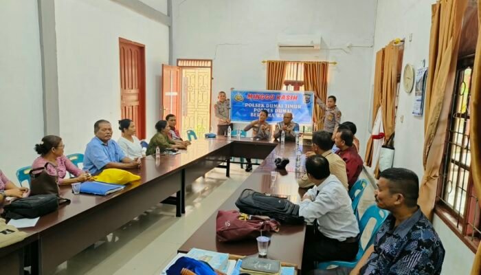 Polsek Dumai Timur Serap Aspirasi Jemaat melalui Minggu Kasih di Teluk Binjai