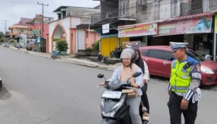 Satlantas Polres Rohul Awali Operasi Patuh Lancang Kuning 2026, Tertib Berlalu Lintas Jadi Fokus