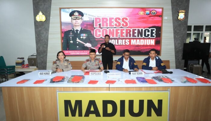 Tak Beri Ruang Kriminal! Polres Madiun Libas 6 Kasus Pencurian dengan pemberatan Bernilai Ratusan Juta Rupiah